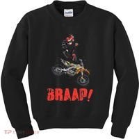 Braap Brap Braaap Dirt Bike Motorcross Kids Sweatshirt thumb 0