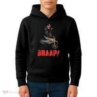 Braap Brap Braaap Dirt Bike Motorcross Kids Hoodie thumb 4