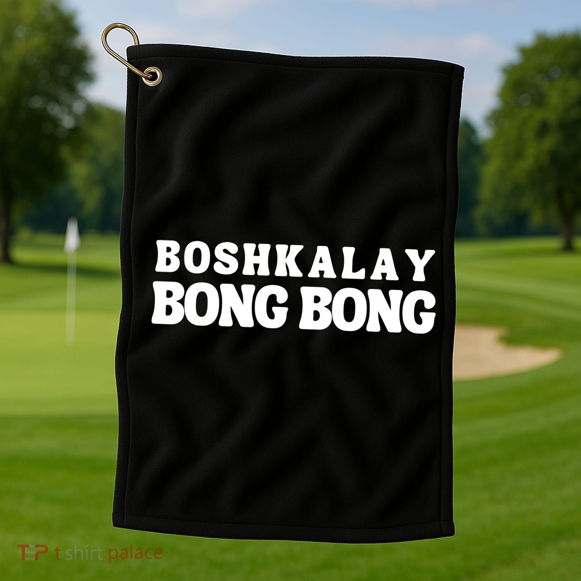 Boshkalay Bong Bong Groovy Golf Towel