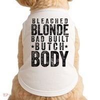 Bleached Blonde Bad Built Butch Body Meme Doggie Tank thumb 0