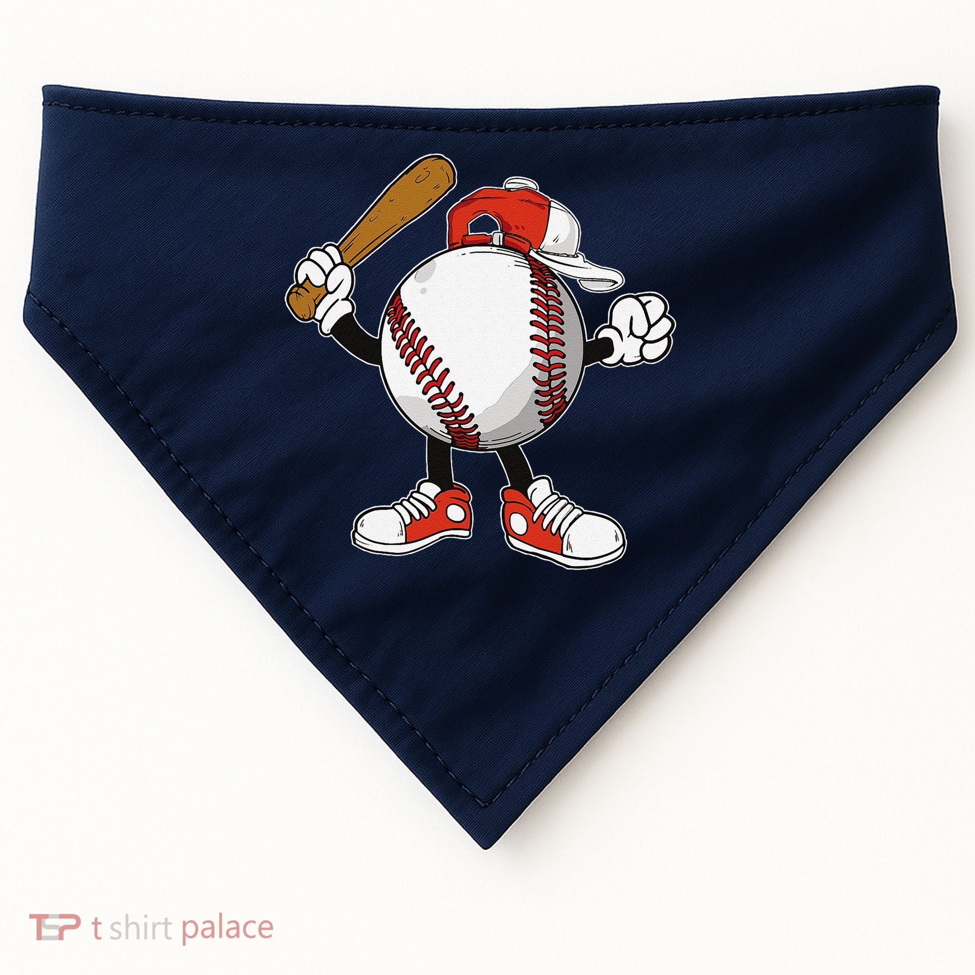 Baseball Boy USA-Made Doggie Bandana