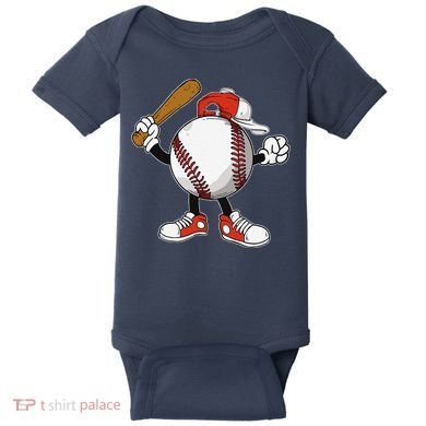 Baseball Boy Baby Bodysuit