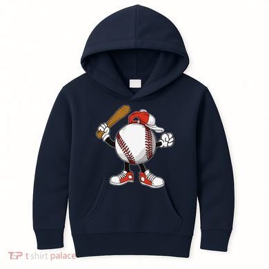 Baseball Boy Kids Hoodie