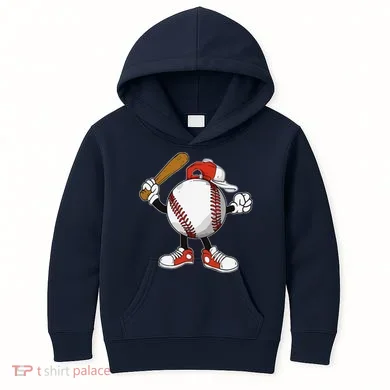 Baseball Boy Kids Hoodie