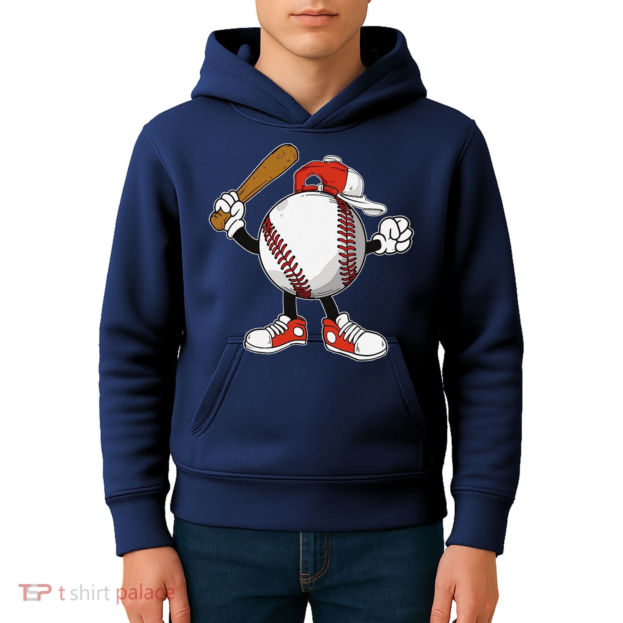 Baseball Boy Kids Hoodie