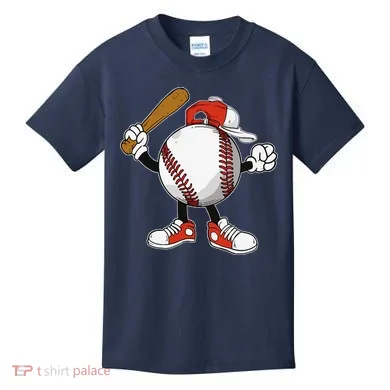 Baseball Boy Kids T-Shirt