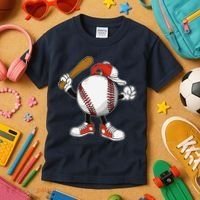 Baseball Boy Kids T-Shirt thumb 3