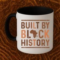 Built By Black History Coffee Mug thumb 2