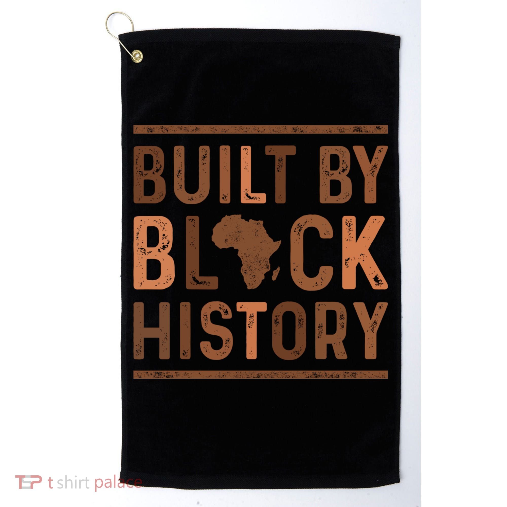 Built By Black History Golf Towel