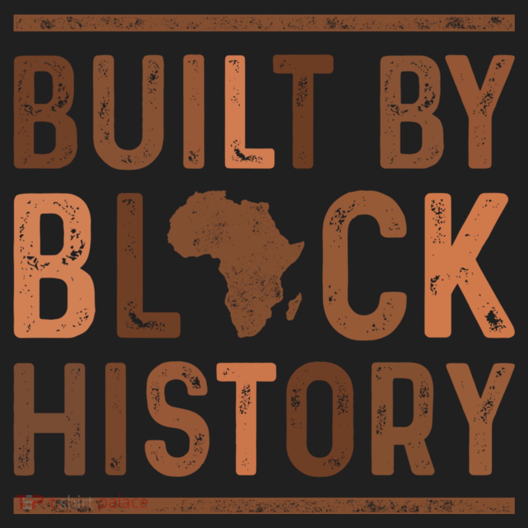 Built By Black History Golf Towel