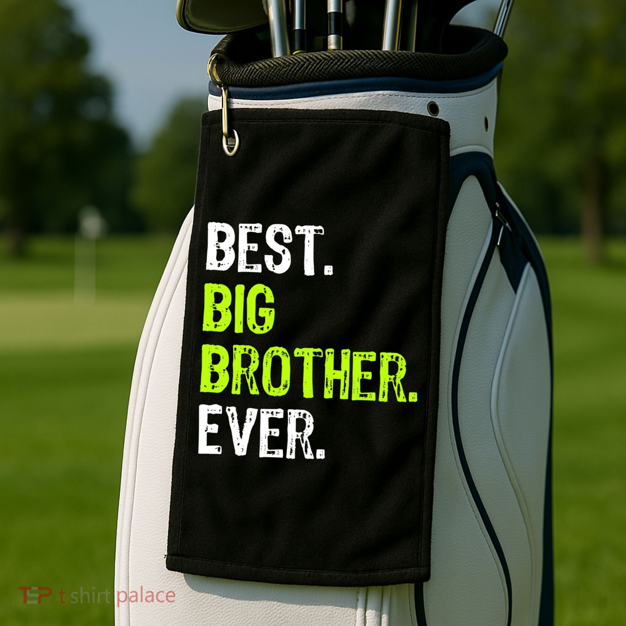 Best Big Brother Ever Nager Older Sibling Gift Golf Towel