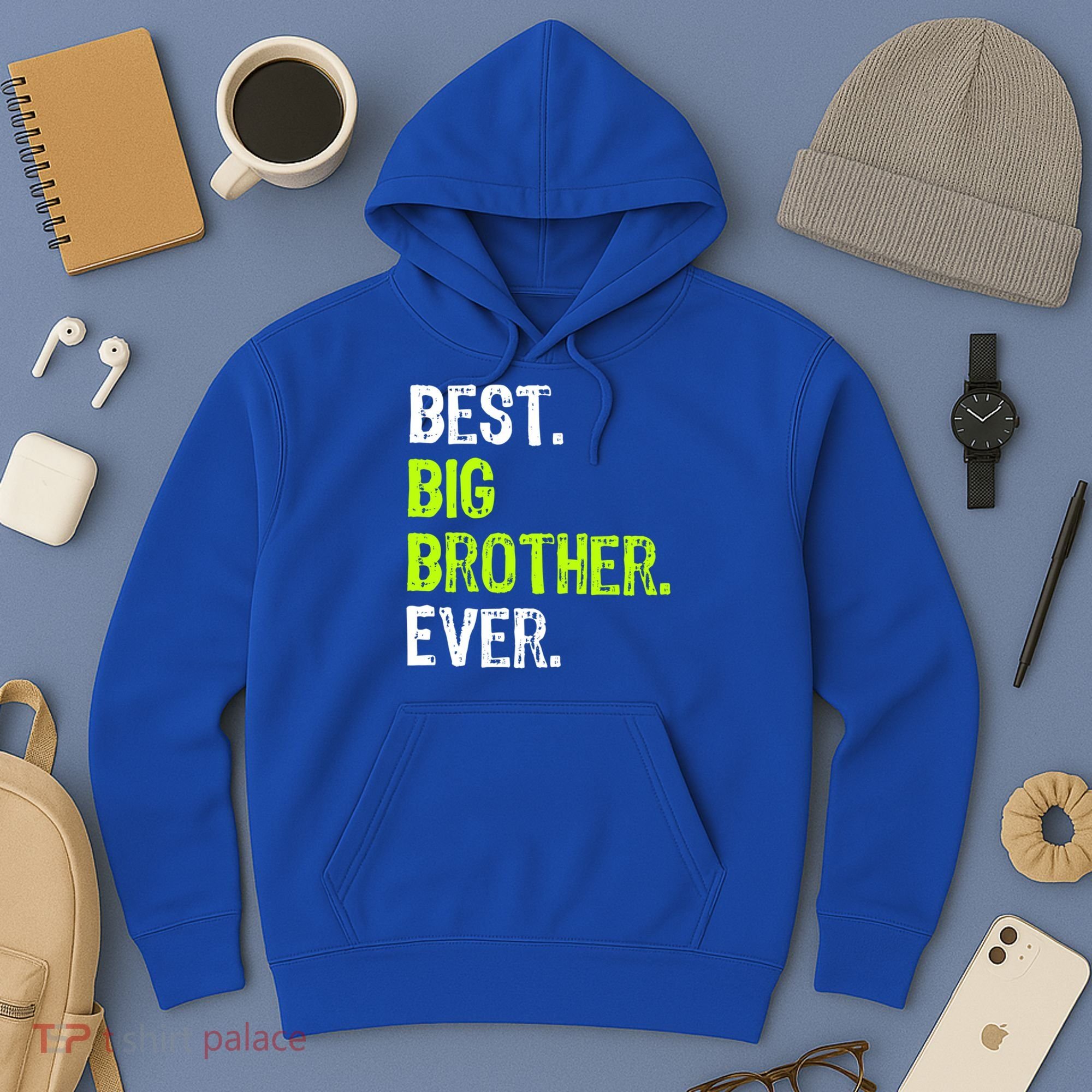 Best Big Brother Ever Nager Older Sibling Gift Hoodie