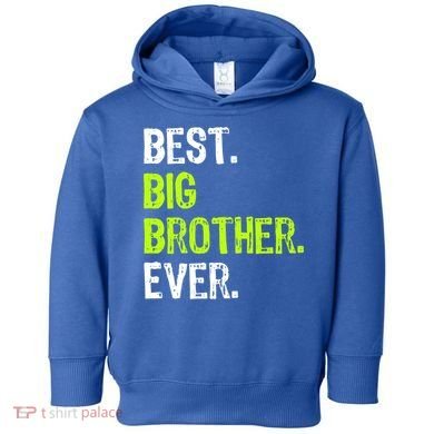 Best Big Brother Ever Nager Older Sibling Gift Toddler Hoodie