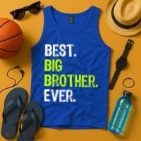 Best Big Brother Ever Nager Older Sibling Gift Tank Top thumb 4