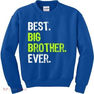 Best Big Brother Ever Nager Older Sibling Gift Kids Sweatshirt