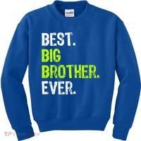 Best Big Brother Ever Nager Older Sibling Gift Kids Sweatshirt thumb 0