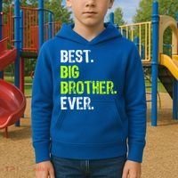 Best Big Brother Ever Nager Older Sibling Gift Kids Hoodie thumb 2