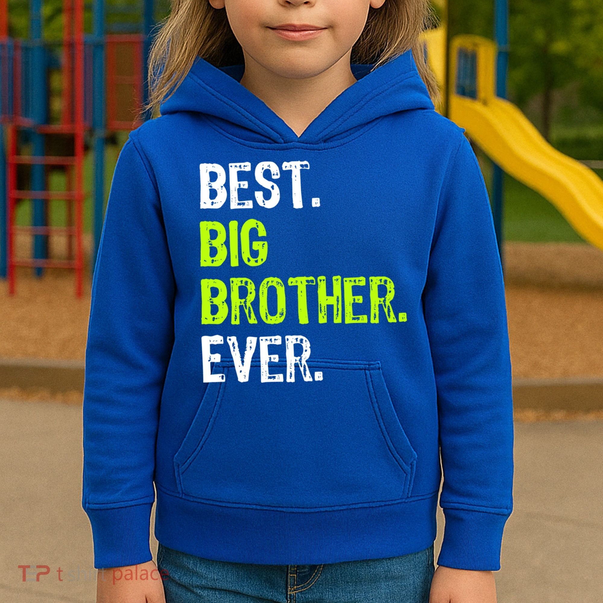 Best Big Brother Ever Nager Older Sibling Gift Kids Hoodie