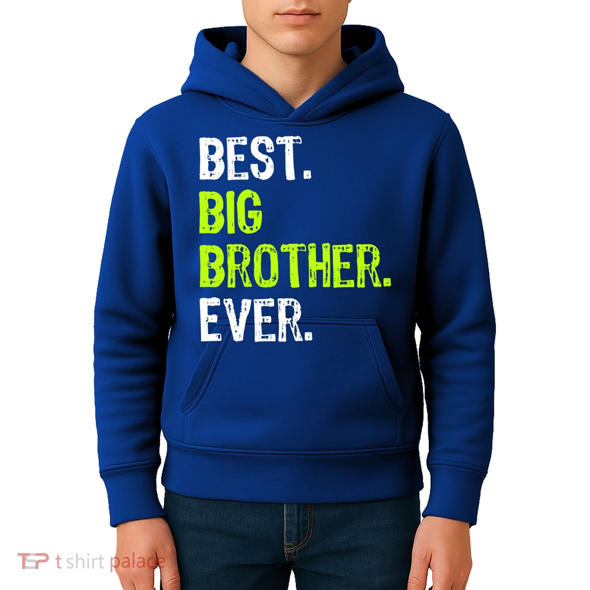 Best Big Brother Ever Nager Older Sibling Gift Kids Hoodie