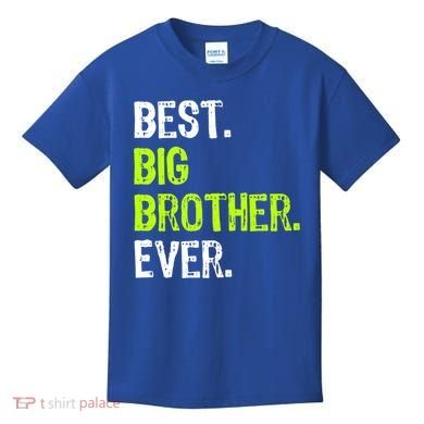 Best Big Brother Ever Nager Older Sibling Gift Kids T-Shirt