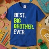 Best Big Brother Ever Nager Older Sibling Gift Kids T-Shirt thumb 3