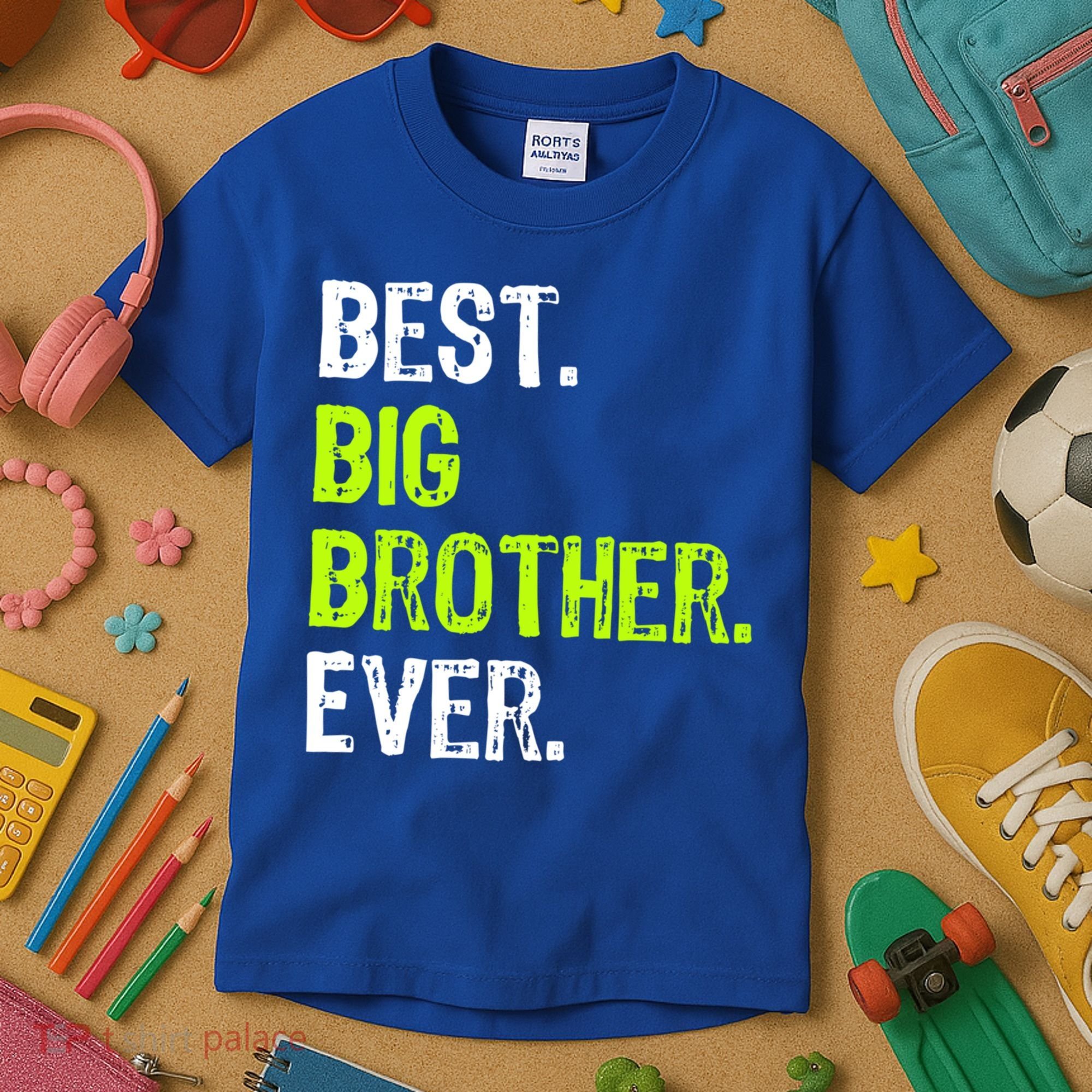 Best Big Brother Ever Nager Older Sibling Gift Kids T-Shirt