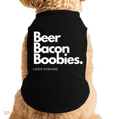 Beer Bacon Boobies Premium Doggie Tank