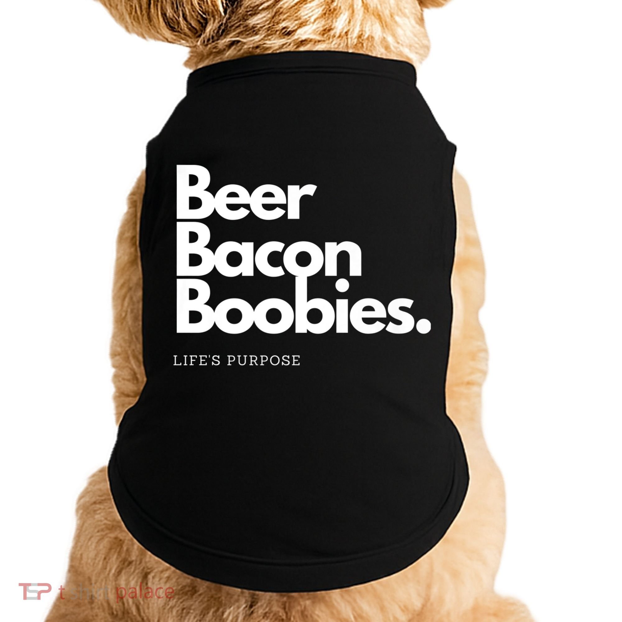 Beer Bacon Boobies Premium Doggie Tank