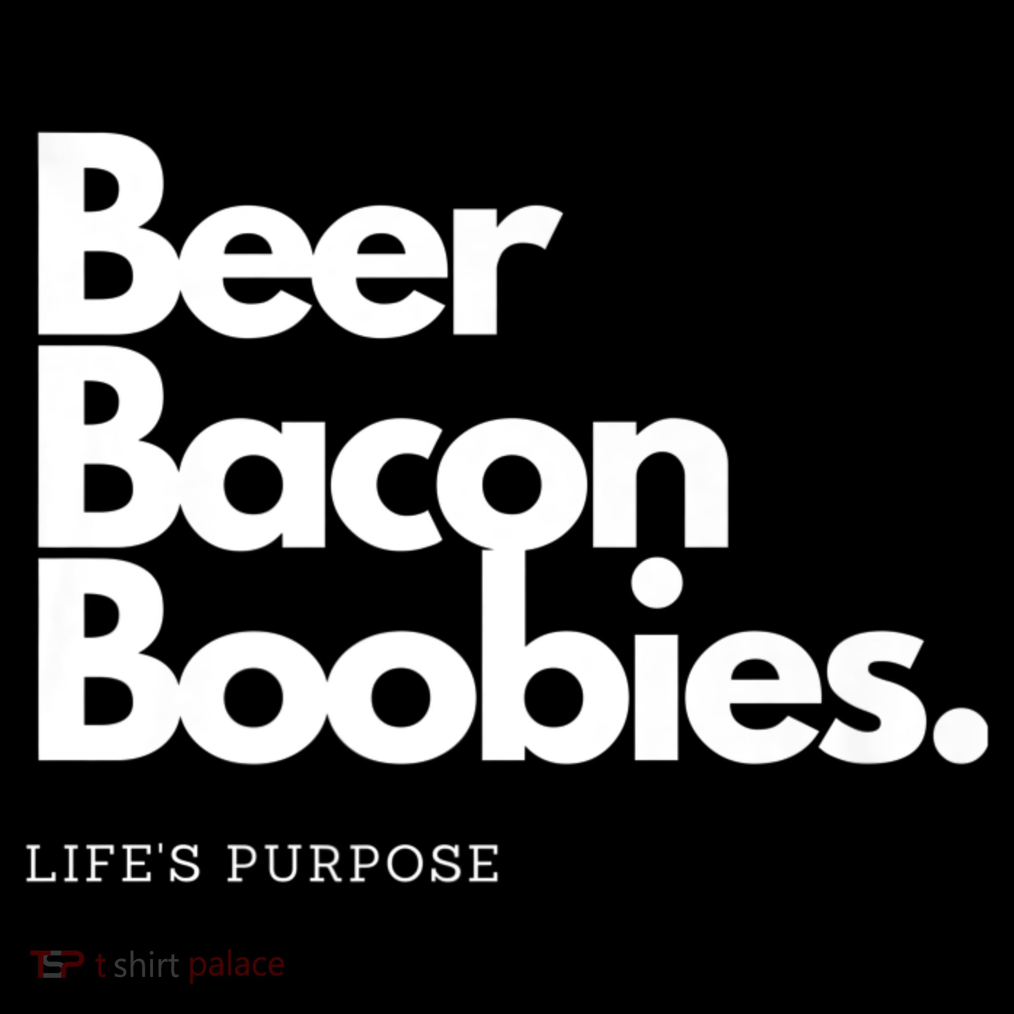 Beer Bacon Boobies Premium Hoodie