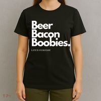 Beer Bacon Boobies Premium T-Shirt thumb 4