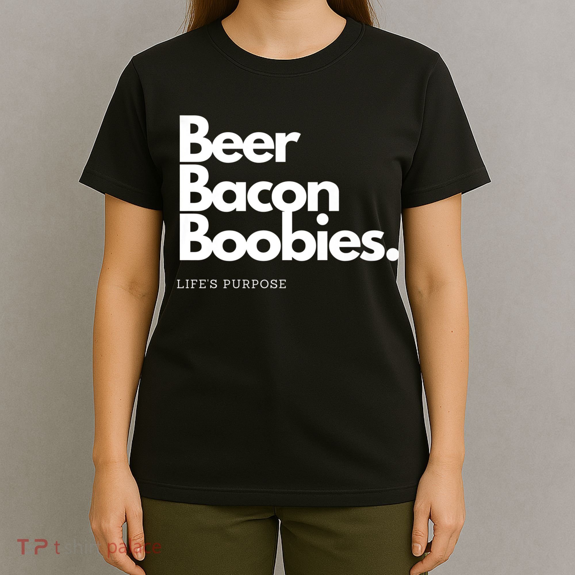 Beer Bacon Boobies Premium T-Shirt