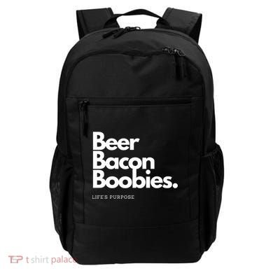 Beer Bacon Boobies Premium Backpack