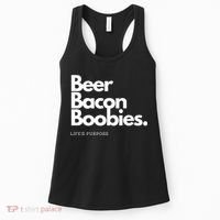 Beer Bacon Boobies Premium Women's Tank Top thumb 0