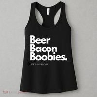 Beer Bacon Boobies Premium Women's Tank Top thumb 3