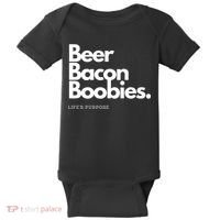 Beer Bacon Boobies Premium Baby Bodysuit thumb 0