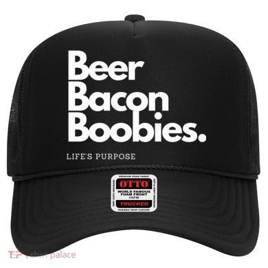 Beer Bacon Boobies Premium Hat