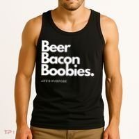 Beer Bacon Boobies Premium Tank Top thumb 3