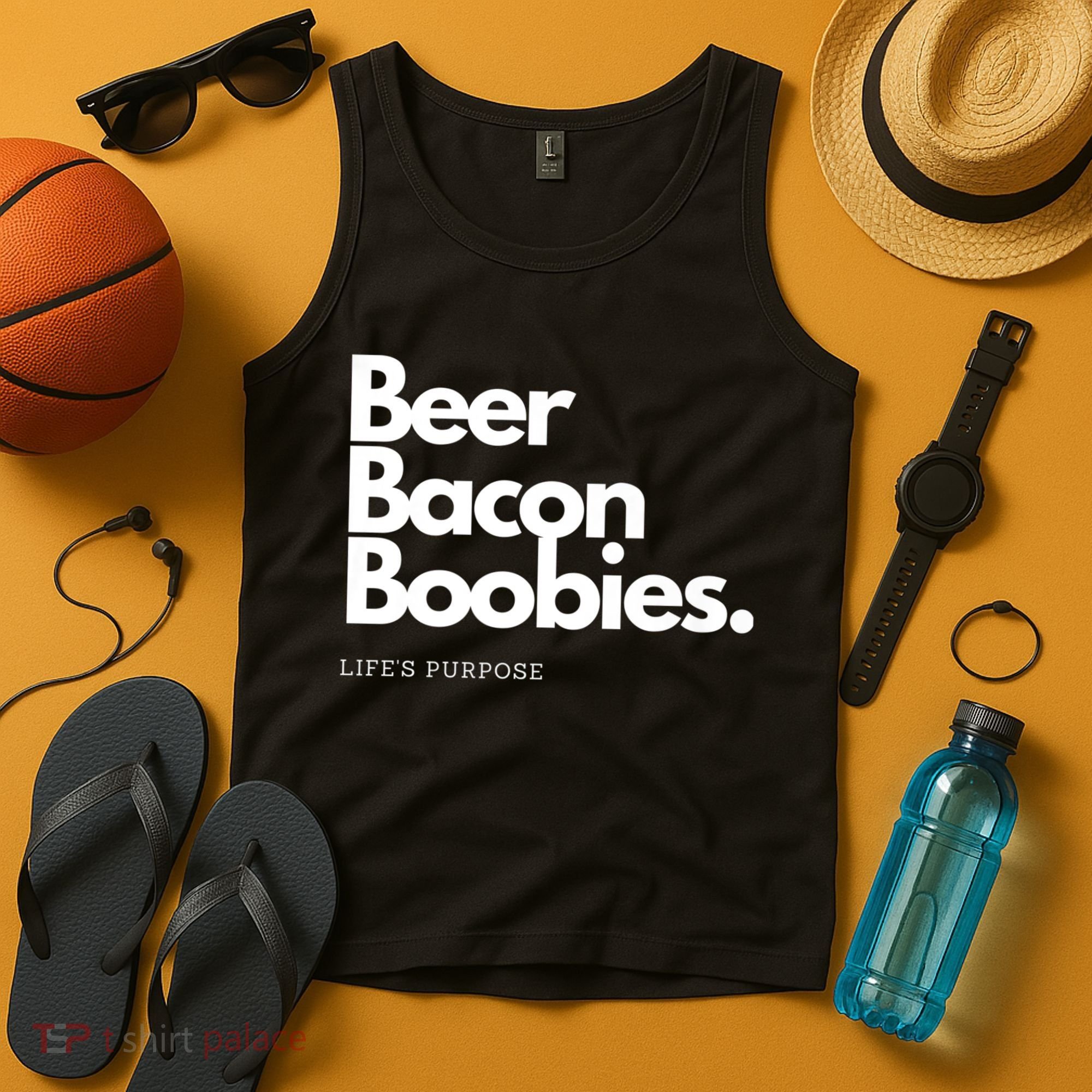 Beer Bacon Boobies Premium Tank Top