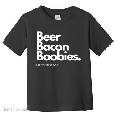 Beer Bacon Boobies Premium Toddler T-Shirt