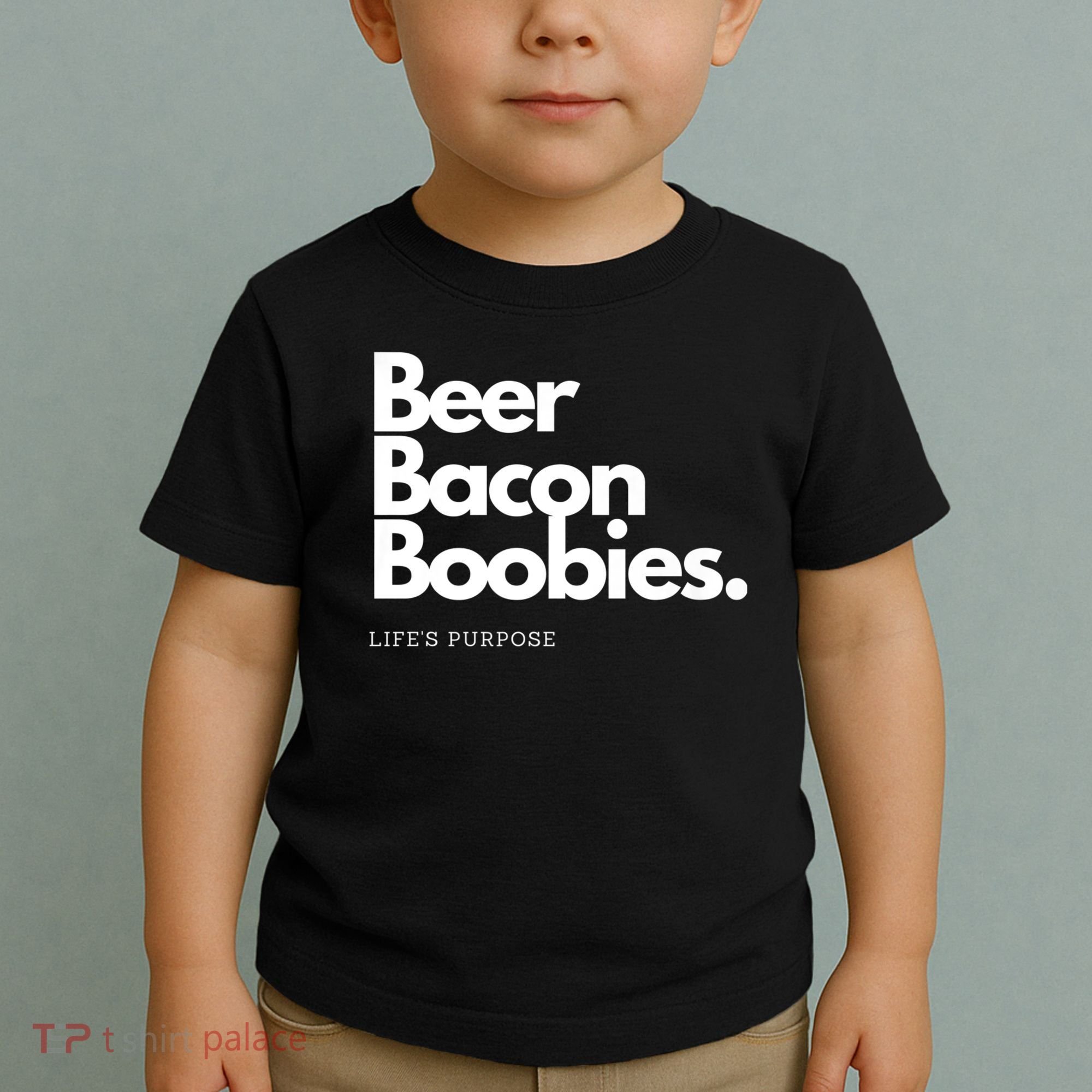 Beer Bacon Boobies Premium Toddler T-Shirt