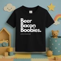 Beer Bacon Boobies Premium Toddler T-Shirt thumb 3
