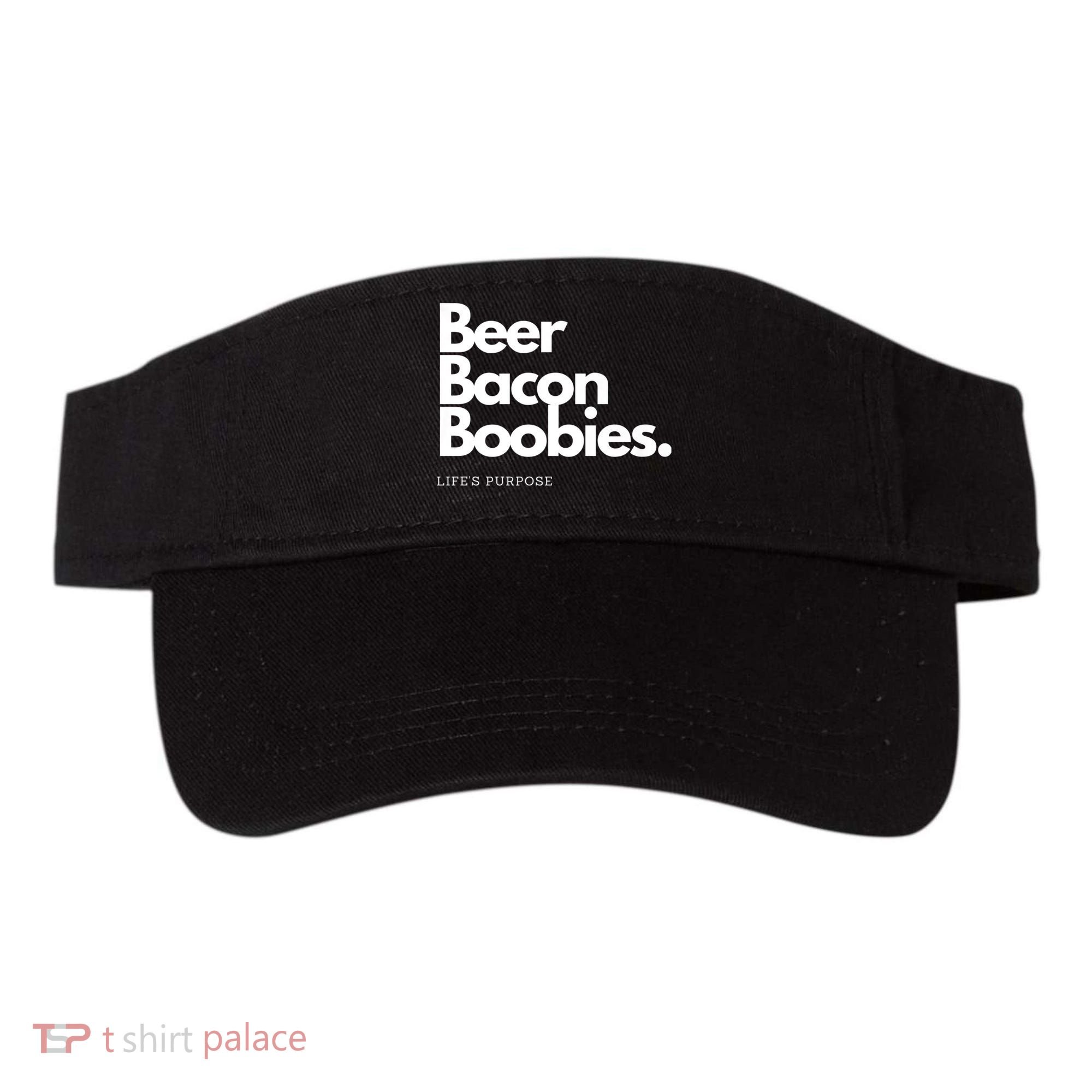 Beer Bacon Boobies Premium Visor