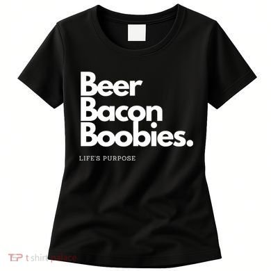 Beer Bacon Boobies Premium Women's T-Shirt