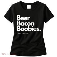 Beer Bacon Boobies Premium Women's T-Shirt thumb 0