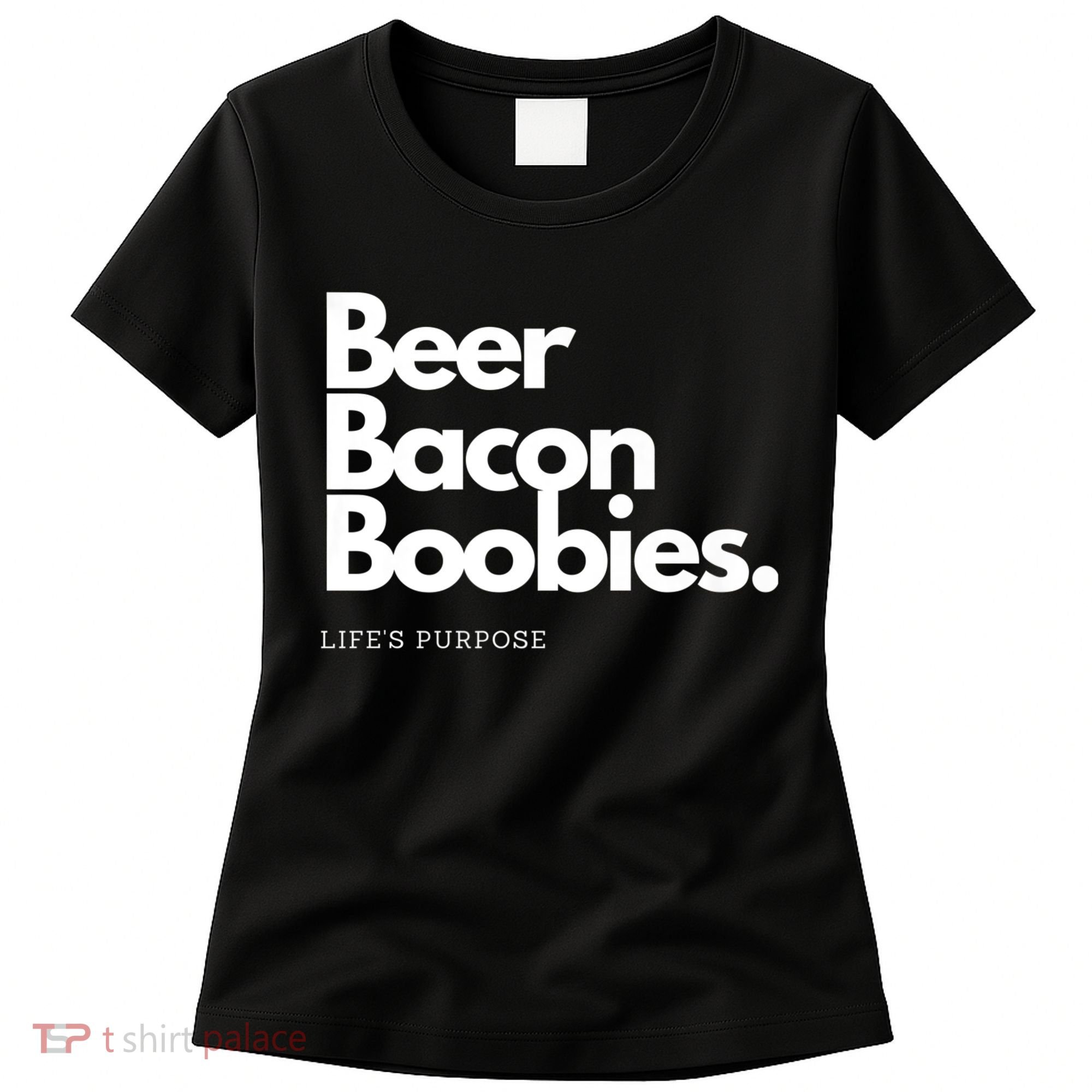 Beer Bacon Boobies Premium Women's T-Shirt
