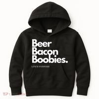 Beer Bacon Boobies Premium Kids Hoodie thumb 0