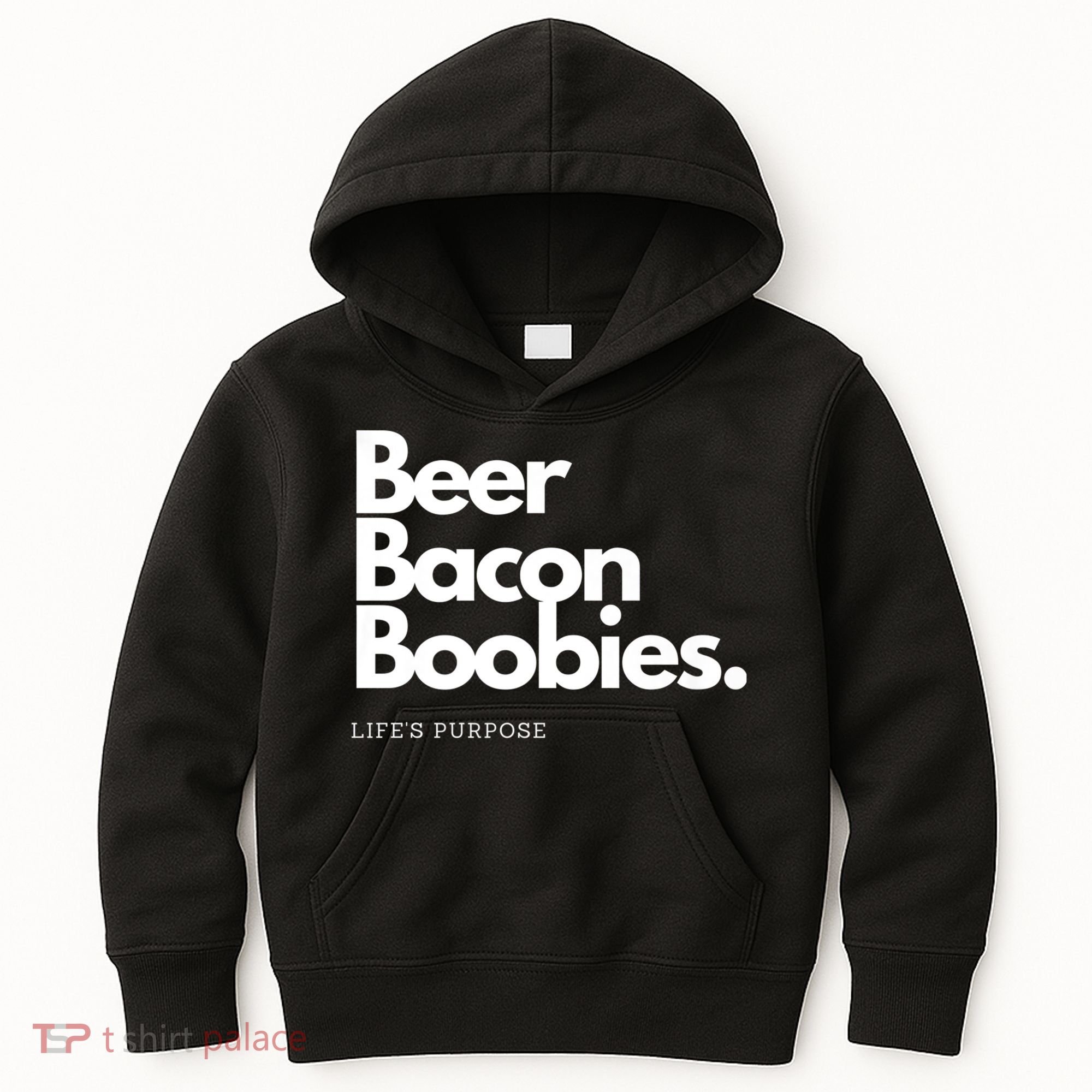 Beer Bacon Boobies Premium Kids Hoodie