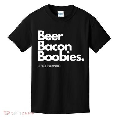 Beer Bacon Boobies Premium Kids T-Shirt