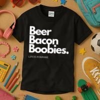 Beer Bacon Boobies Premium Kids T-Shirt thumb 3