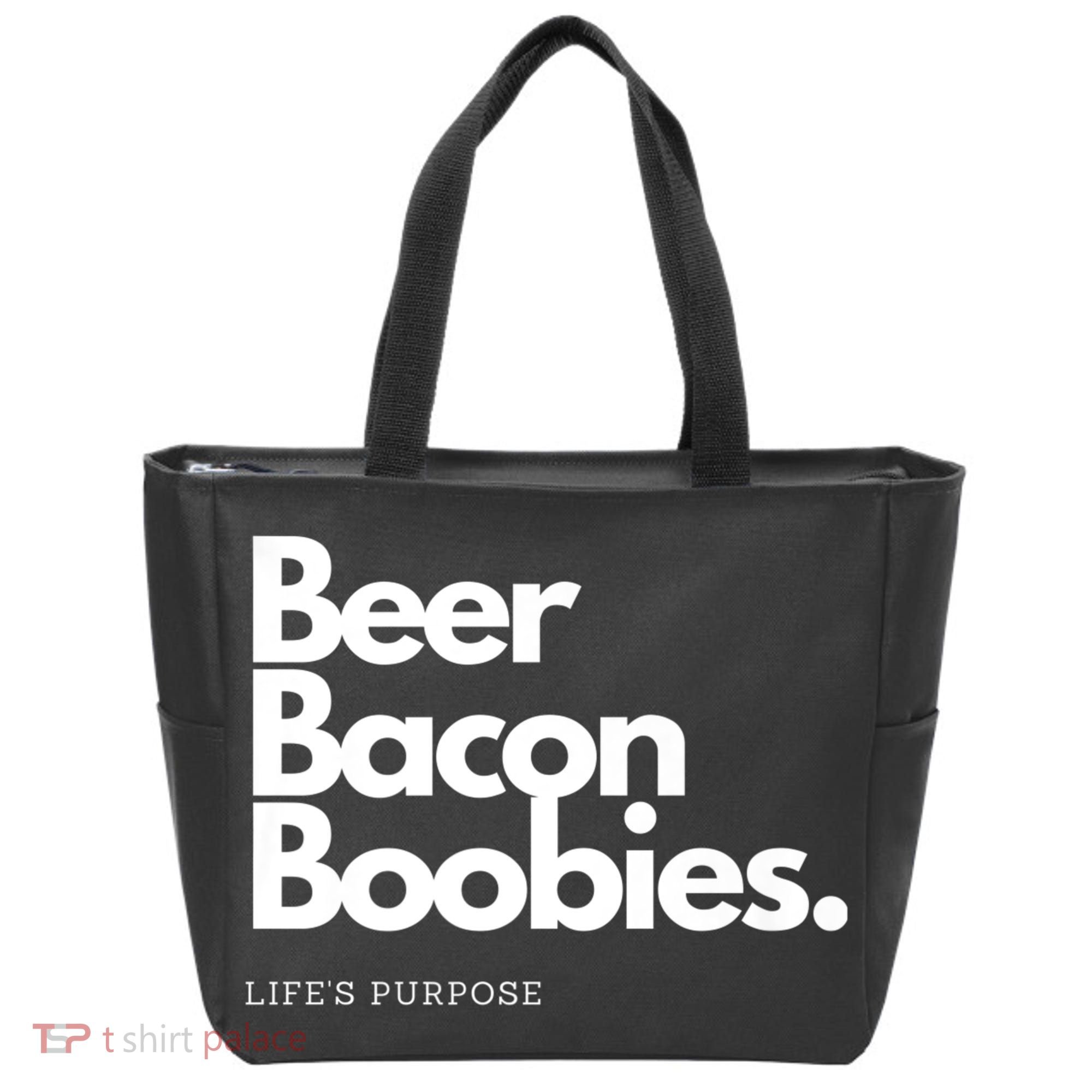 Beer Bacon Boobies Premium Tote Bag
